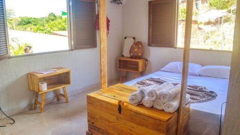 Chalé Aline em Pipa p/ 6 - Vila Juru - Raridade