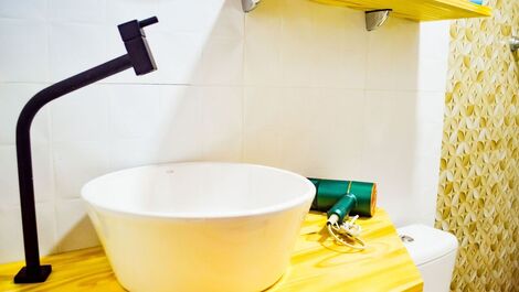 Chalé Aline em Pipa p/ 6 - Vila Juru - Raridade