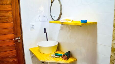 Chalé Aline em Pipa p/ 6 - Vila Juru - Raridade