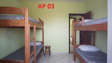 Apartamento Itapoá - SC + Wi-Fi completo todo mobiliado AP 03