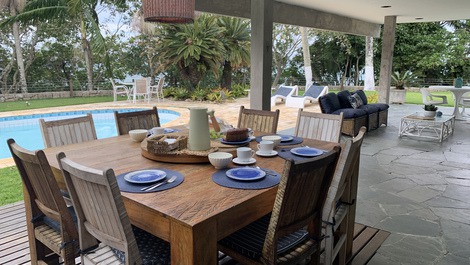 Holidays in paradise with a panoramic view of the sea