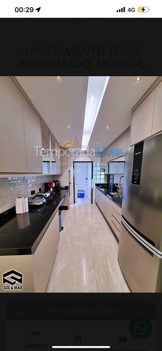 Apartment for vacation rental in Guarujá (Enseada)