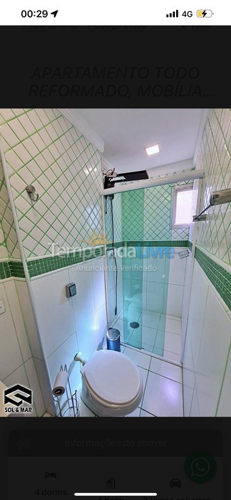 Apartment for vacation rental in Guarujá (Enseada)