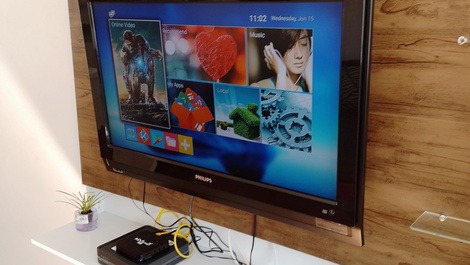 Tv com todos canais abertos e wifi vivo fibra 