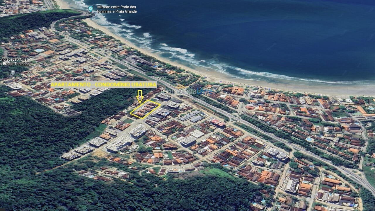 Apartamento para aluguel de temporada em Ubatuba (Praia das Toninhas)
