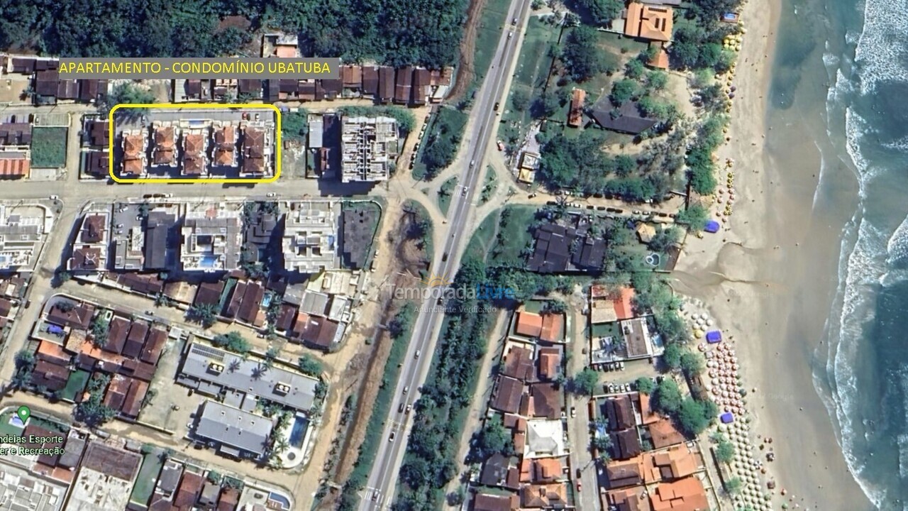 Apartamento para aluguel de temporada em Ubatuba (Praia das Toninhas)