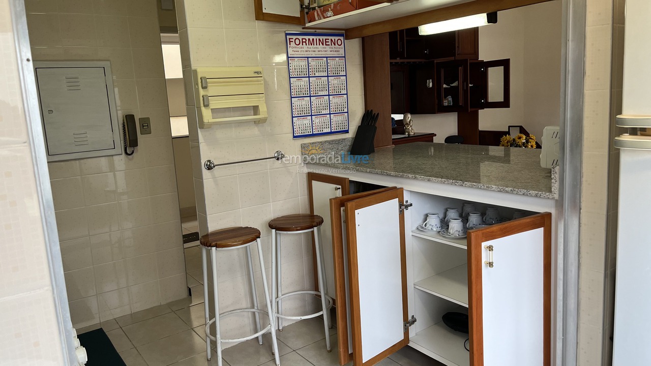 Apartamento para aluguel de temporada em Bertioga (Riviera de São Lourenço)