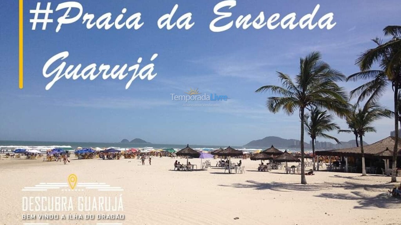 Apartment for vacation rental in Guarujá (Enseada)