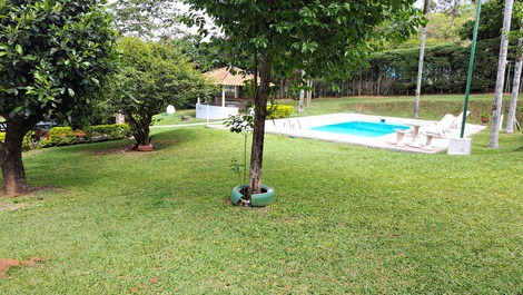 Área externa da piscina