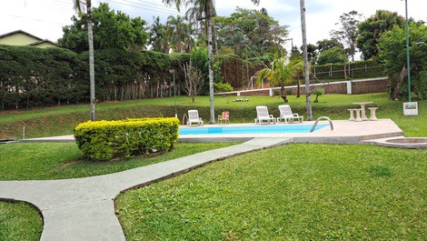 Área externa da piscina