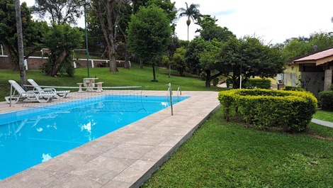 Área externa da piscina