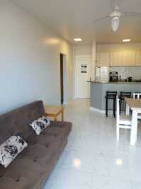 Apto com vista para o mar