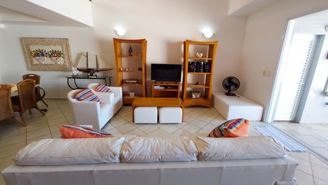 DUPLEX PENTHOUSE ON PRAIA GRANDE FRONT SEA (GREAT LOCATION)
