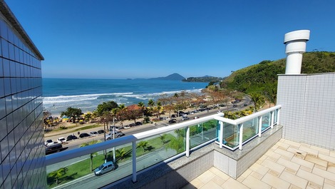 Vista mar da varanda