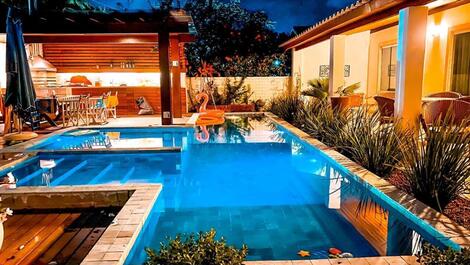 Excellent house 6/4 - Cond. Paradise - Close to the beach