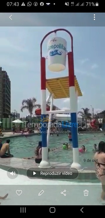 Apartamento para aluguel de temporada em Caldas Novas (Bairro Termal)