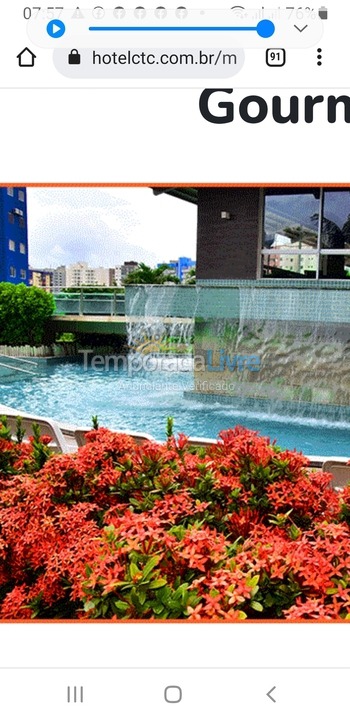 Apartamento para aluguel de temporada em Caldas Novas (Bairro Termal)