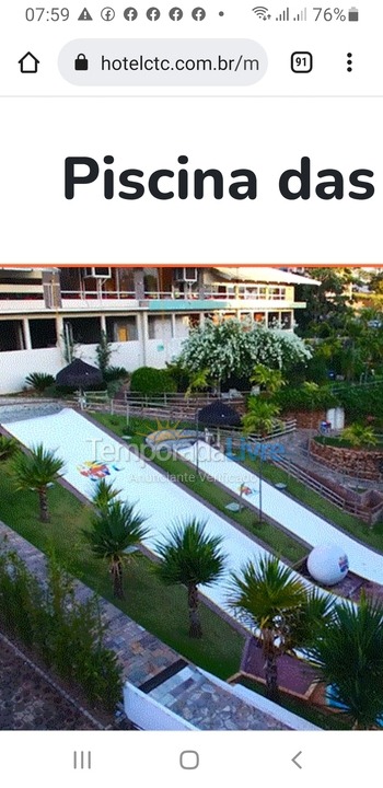 Apartamento para aluguel de temporada em Caldas Novas (Bairro Termal)