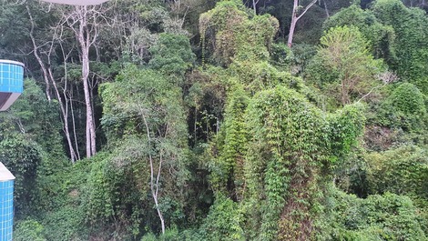 Vista da sacada area de lazer