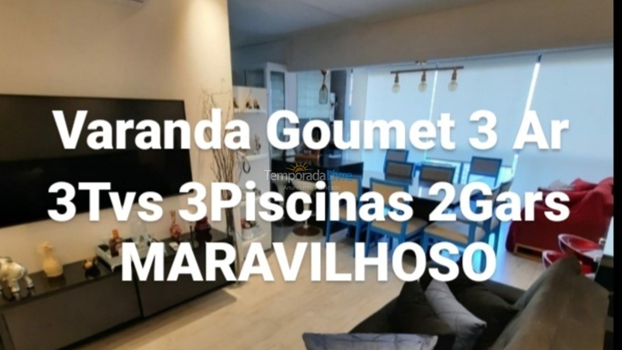 Apartamento para alquiler de vacaciones em Guarujá (Pitangueiras)