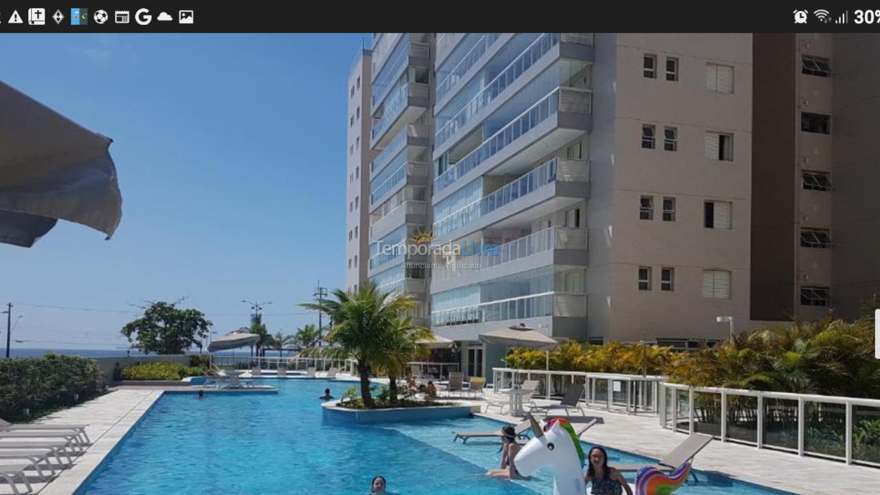 Apartamento para alquiler de vacaciones em Bertioga (Praia da Enseada)