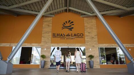 Entrada principal do resort