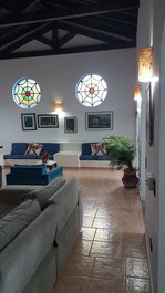 Large house on the beach of Barequecaba with 530m of living space at 150m from the beach