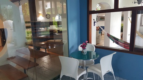 Large house on the beach of Barequecaba with 530m of living space at 150m from the beach