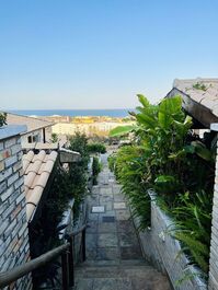 Vista da entrada da casa 