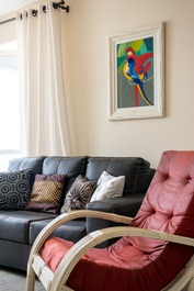 Confortable Apt FRENTE AL MAR, 2 Dormitorios, Aire Acond., Wifi, Garaje