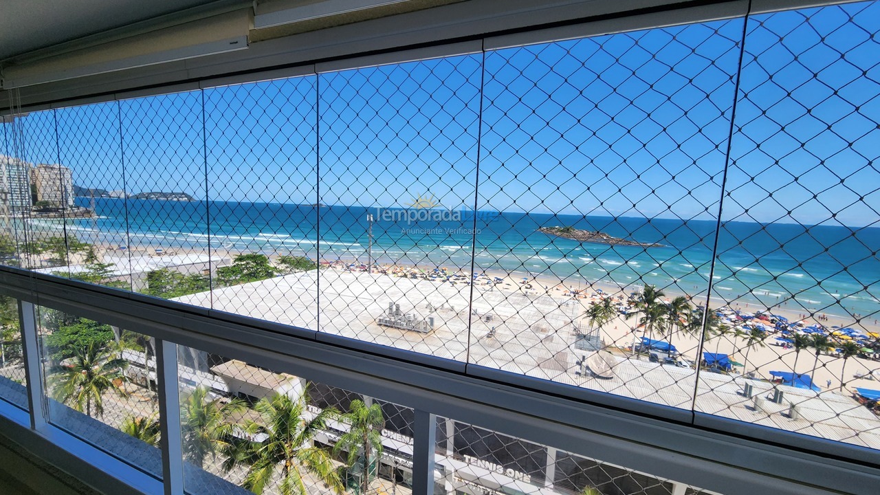 Apartment for vacation rental in Guarujá (Pitangueiras)