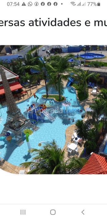 Apartamento para aluguel de temporada em Caldas Novas (Centro)