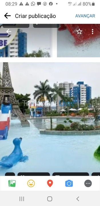 Apartamento para aluguel de temporada em Caldas Novas (Centro)