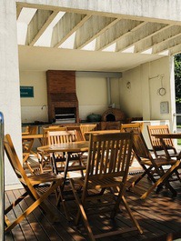 Churrasqueira condomínio com taxa ( condomínio)