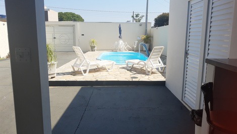 Home: Low cost home. Cozy corner