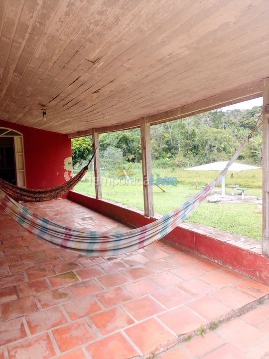 Chácara / sítio para aluguel de temporada em Juquitiba (Bairro Palmeirinha Sitio Aldemir Sítiocarmocom)