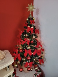 Árvore de natal no apartamento 