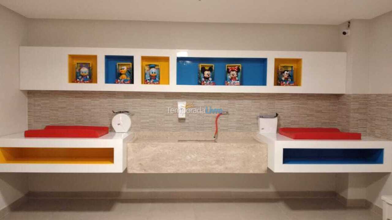 Apartamento para aluguel de temporada em Rio Quente (Esplanada do Rio Quente)