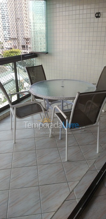 Apartamento para aluguel de temporada em Guarujá (Astúrias)