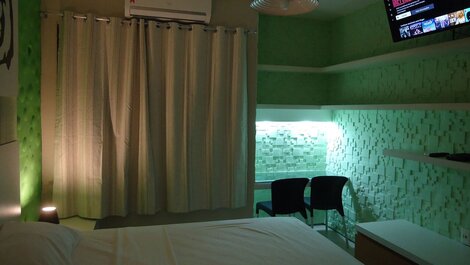 Hermoso Departamento Amueblado con vista lateral al mar en Praia de Iracema