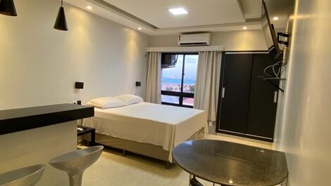 Hermoso Departamento Amueblado con vista lateral al mar en Praia de Iracema