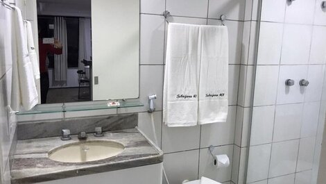 Furnished flat with TOTAL SEA VIEW in Praia de Iracema