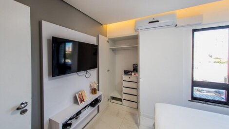 Tabajara Flat - Ap 507 - Side sea view