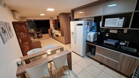 Apartamento mobiliado Beach Place Porto das Dunas