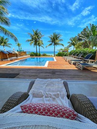 Incrível imóvel pé na areia - DISPONÍVEL REVEILLON