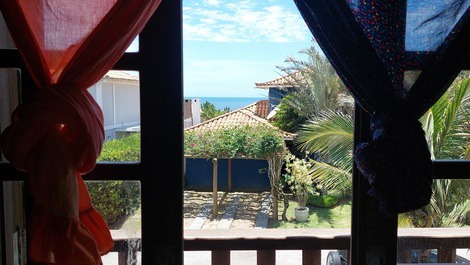 Vista da suíte principal 