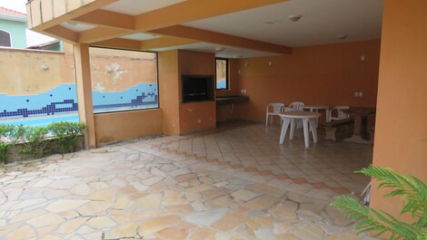 60 metros do mar, piscina,5Q.(4 suítes),hidro,snooker,wifi,monit. 24h