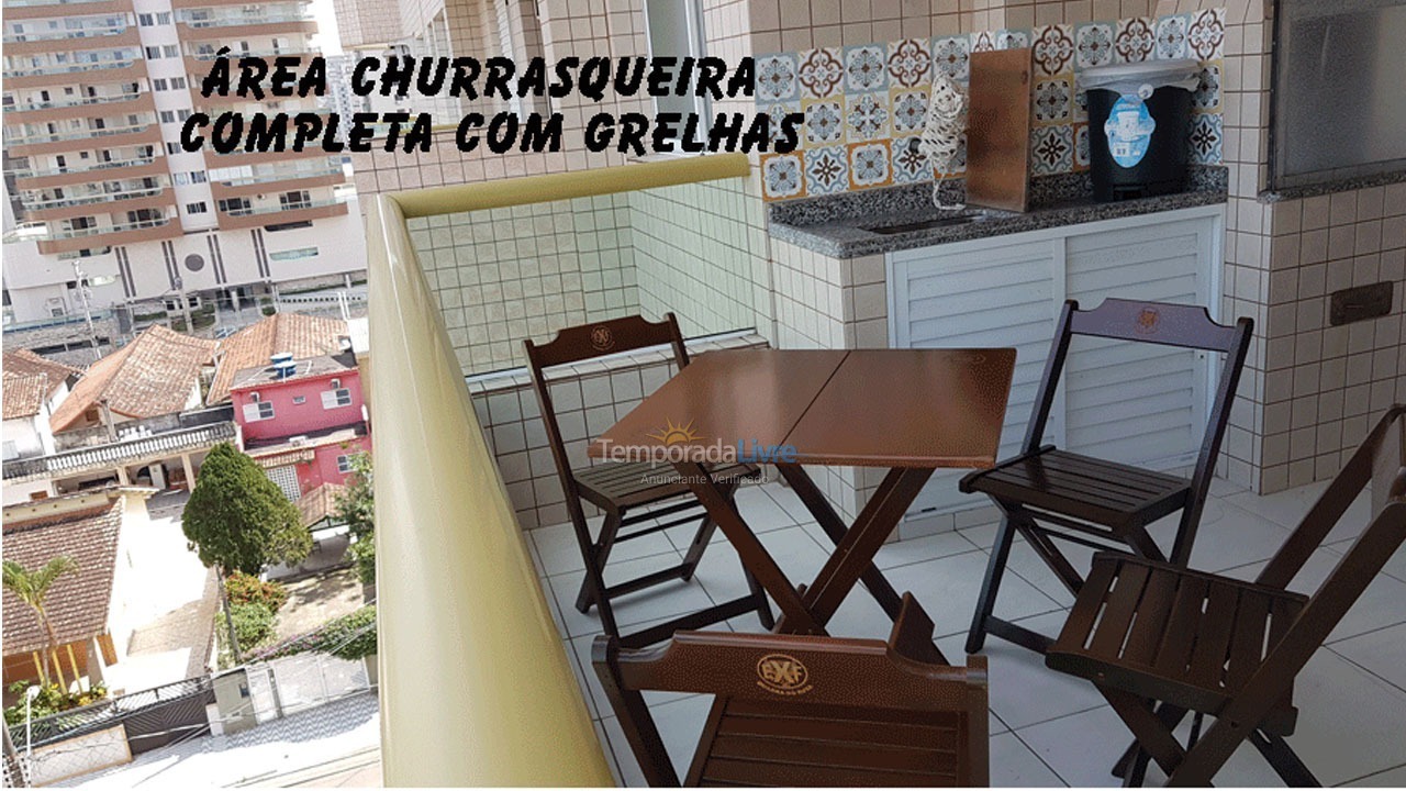 Apartamento para aluguel de temporada em Praia Grande (Vila Tupi)