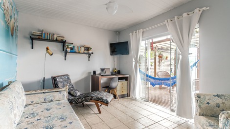 Casa de playa de pie sobre la arena en Praia da Daniela