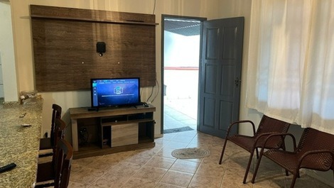 Gran casa en Prainha, 1 suite más 2 dormitorios con AC, Wi-Fi, 250m mar